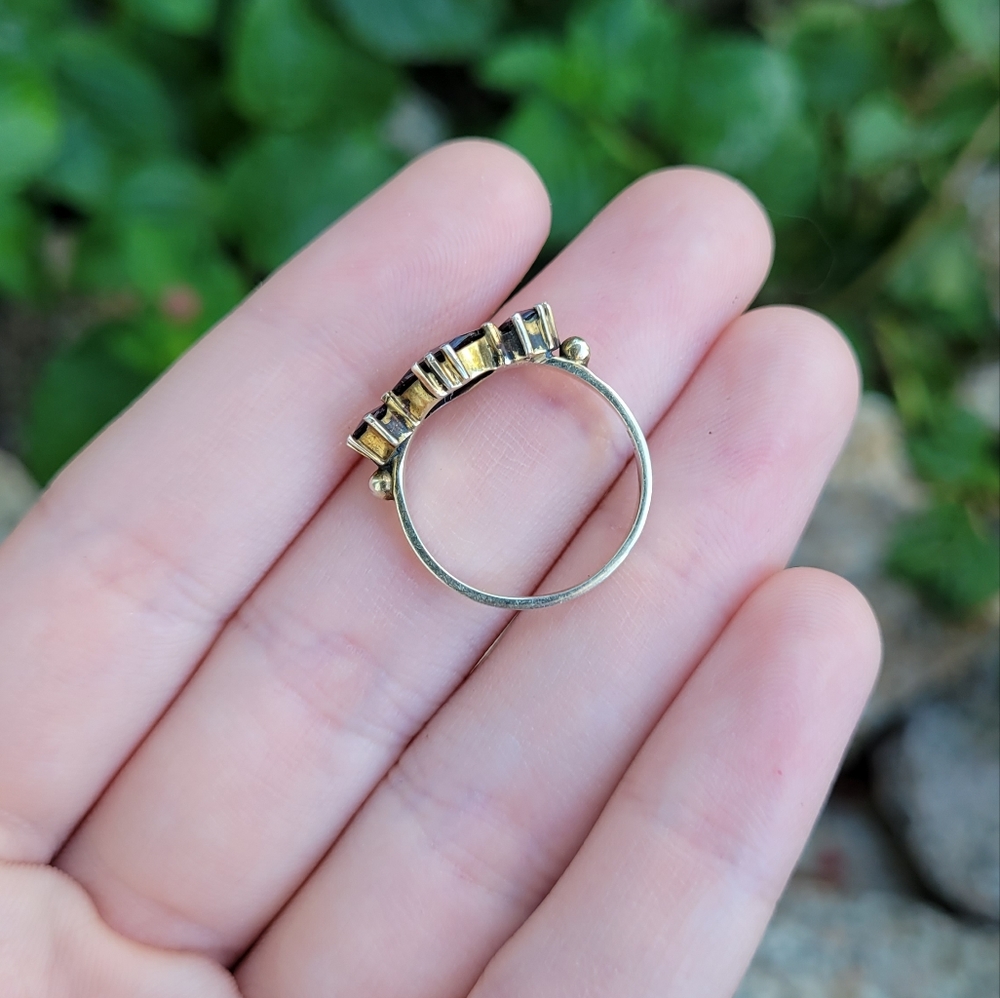 Antique Bohemian Garnet Ring✨️ - Picture 7 of 8